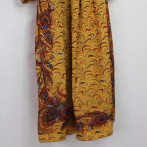 Ulla Johnson Rosina Ruffled Midi Dress in Tiger Eye Size 2 - Picture 9 of 16